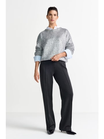 Rich & Royal Strickpullover in silber - 0001