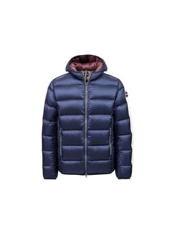 Blau Polyamid Lange Jacke
