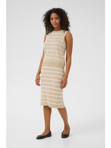 Kaffe Rock KAlizza Regular fit in Feather Grey Mel./Chalk Stripe