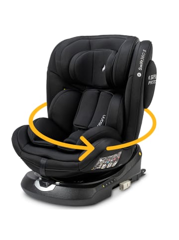Osann Kindersitz  "Swift360 S"  in All Blac - 76 bis 150 cm