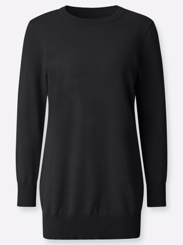 WITT WEIDEN Longpullover in schwarz
