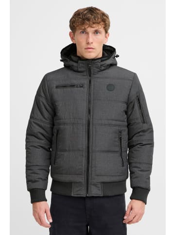 BLEND Steppjacke BHBoris 20705593ME Winterjacke mit abnehmbarer Kapuze und Teddyfutter in Grau
