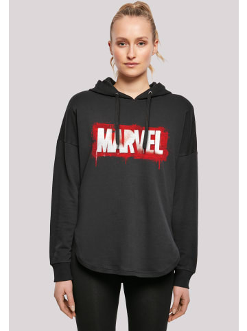 F4NT4STIC Oversized Hoodie Marvel Logo in schwarz