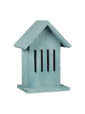 Schmetterlingshaus in Türkis - (B)18,5 x (H)25,5 x (T)12 cm