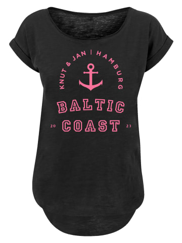 F4NT4STIC Long Cut T-Shirt PLUS SIZE  Baltic Coast in schwarz