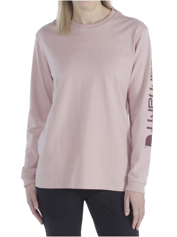 CARHARTT  Long Sleeve in rose smoke heather