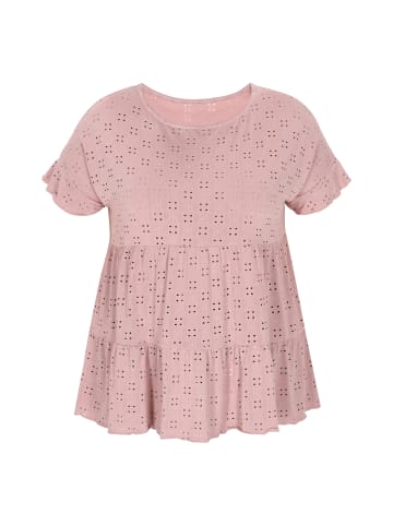 Usha Women Plus Size Tees in pink