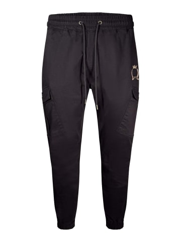SikSilk Cargohose Slim Fit Cargos in Black