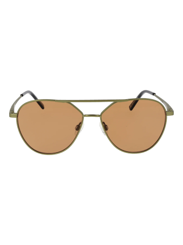 Serengeti Unisex Sonnenbrille Flieger Grün