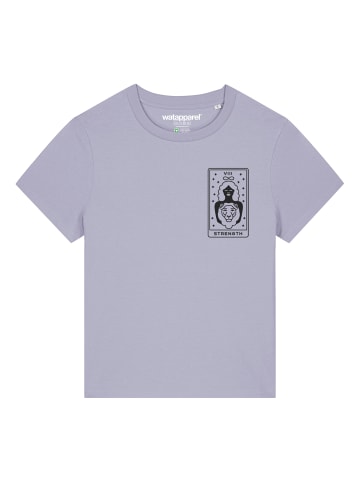 wat? Apparel T-Shirt Tarot Strength in Lavender