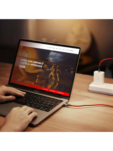 Ugreen Ugreen US294 USB-C 2.0 / USB-C 2.0 3A Kabel – rot in rot