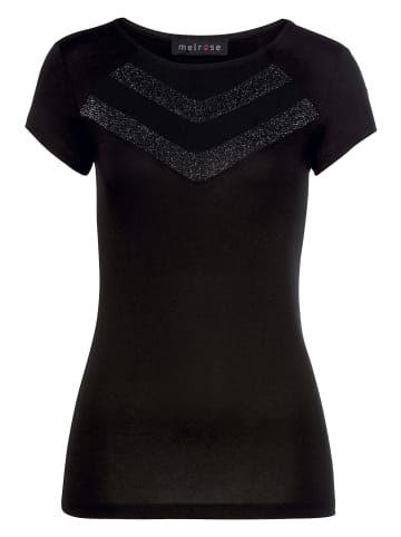 Melrose T-Shirt in schwarz