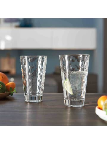 LEONARDO 6er Set Trinkgläser Optic in 200 ml in transparent