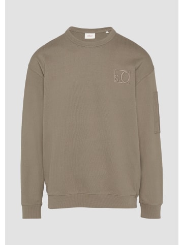 s.Oliver Sweatshirt in 8351_hellbraun