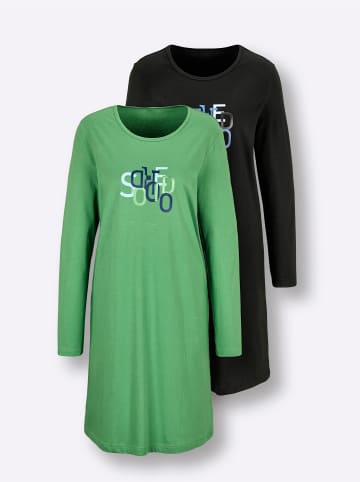 WITT WEIDEN Sleepshirts in apfel + schwarz