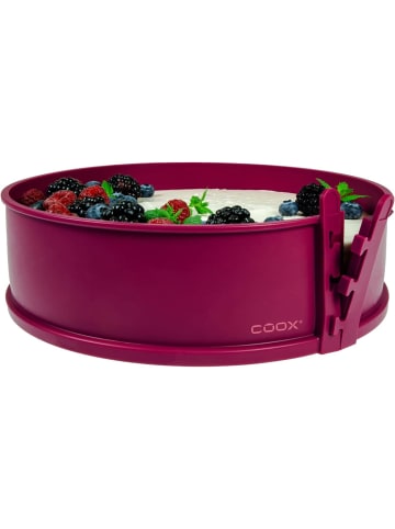 coox coox Springform mit Glasboden ⌀ 26 cm in Dunkelrot