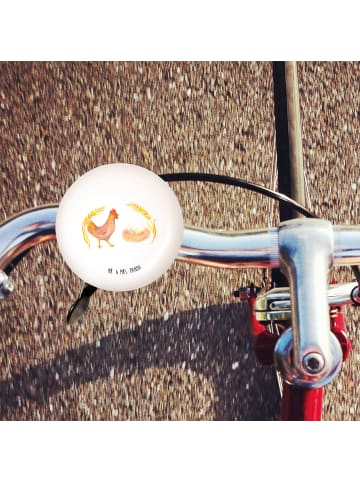 Mr. & Mrs. Panda XL Fahrradklingel Huhn Stolz ohne Spruch in Weiß