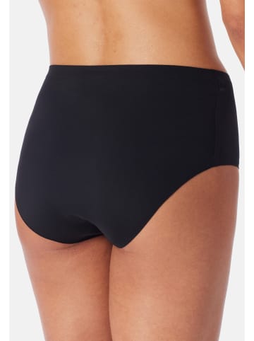 Schiesser Maxi Slip Invisible Soft in Schwarz / Weiß  / Braun