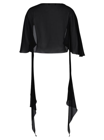 Vera Mont Chiffonstola mit Volant in Schwarz