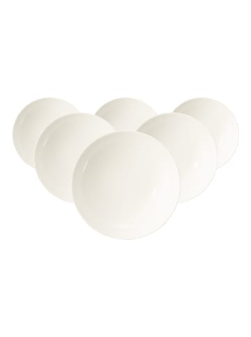Seltmann Weiden 6er Set Suppenteller Savona Fine Diamond ø 21,5 cm creme in creme