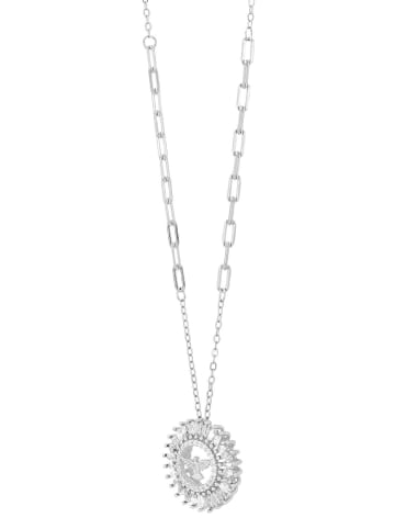 Adeliás Damen Anhänger aus 925 Silber mit Zirkonia in silber