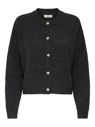 JDY Strickjacke in Dark Grey Melange