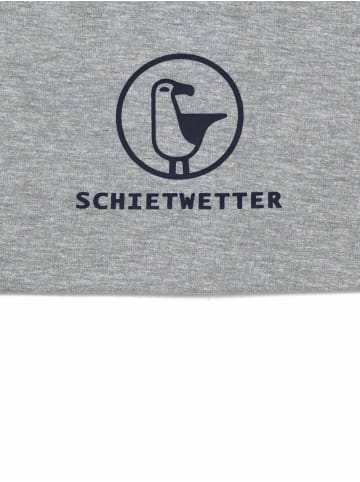 SCHIETWETTER Beanie für Kids mit Print Möwe in grau blau