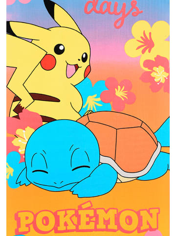 Pokémon Pikachu Badetuch 70x140 Kinder Strandtuch Handtuch Jungen in Mehrfarbig