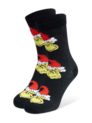 The Grinch 3er Pack The Grinch Socken Sneaker XMAS Strümpfe in Mehrfarbig