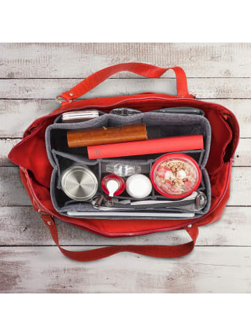 Taschenorganizer in Dunkelgrau - (B)27 x (H)16 x (T)16 cm