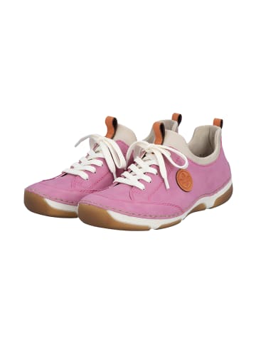 rieker Sneaker Basse aus Leder Morelia Rose
