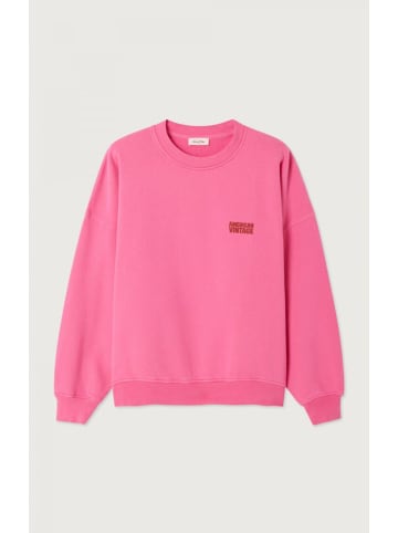 American Vintage Sweatshirt mit Rundhalsausschnitt in Petunia Vinta