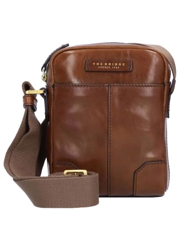 The Bridge Vespucci Umhängetasche Leder 16 cm in brown-gold