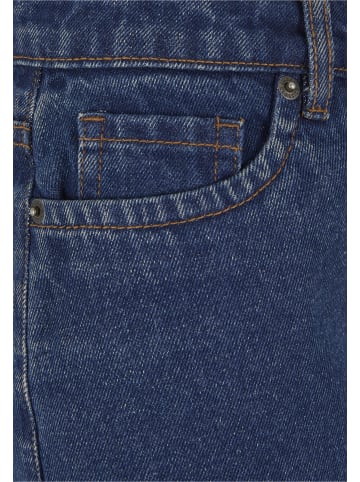 Urban Classics Jeans Shorts in mid indigo washed