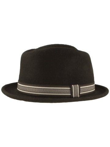 BREITER Filzhut in schwarz