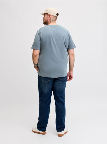JACK & JONES PLUS T-shirt in Blue Mirage