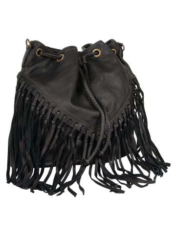 Samantha Look Shopper echt Leder in schwarz