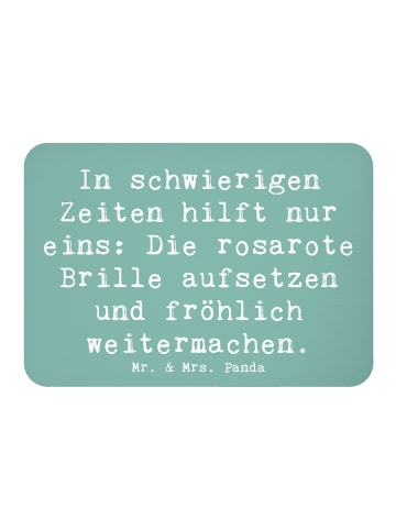 Mr. & Mrs. Panda magnet Spruch Hoffnung in schwierigen Zeiten mi... in Meeresbrise