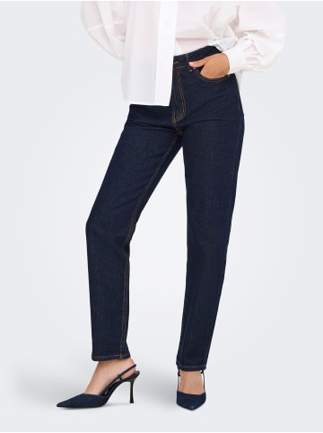 ONLY Straight-Fit jeans in Dark Blue Denim