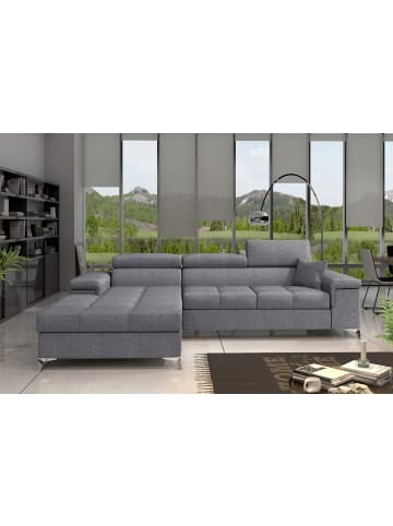 MF Design Ricky Recamiere Links in Grau -  (L) 205 x (B) 281 x (H) 88 cm