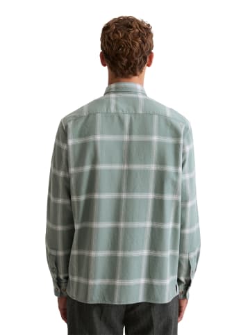 Marc O'Polo Hemd regular in multi/arctic blue