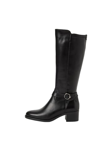 Tamaris Stiefel mit Lederabsatz Schwarz