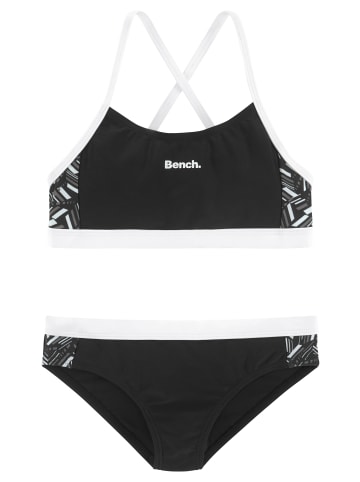 Bench Bustier-Bikini in schwarz-weiß