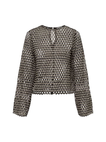 mbyM Langarmshirt Ladessa in schwarz grau