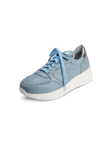 VITAFORM Hirschleder Sneaker in mosaikblau