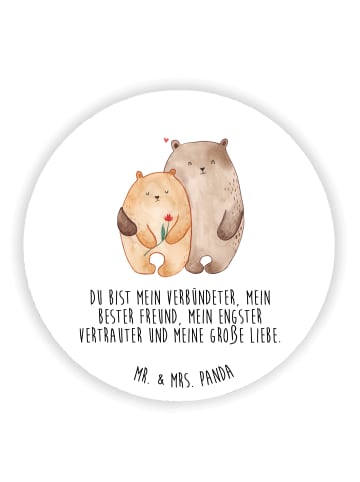 Mr. & Mrs. Panda magnet Bären Liebe mit Spruch in Weiß