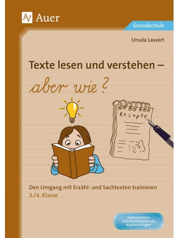 Auer Verlag Texte lesen und verstehen - aber wie? | Den Umgang mit Erzähl- und Sachtexten...