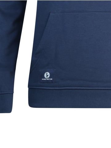 SCHIETWETTER Hoodie "Küstenkind" in navy-weiß