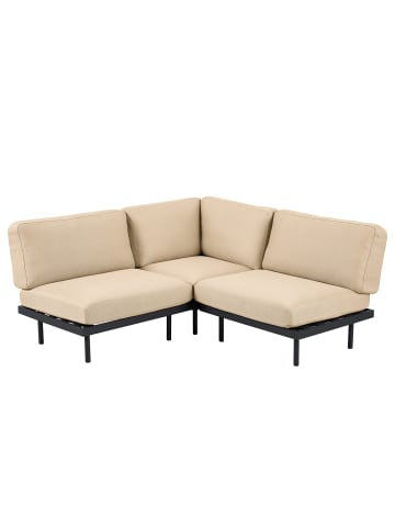 home24 home24 Outdoor-Ecksofa Typ C - Beige - Olefin & Aluminium - 172 x 80 x 172 cm in Beige