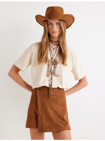 KOTON T-shirt in Beige